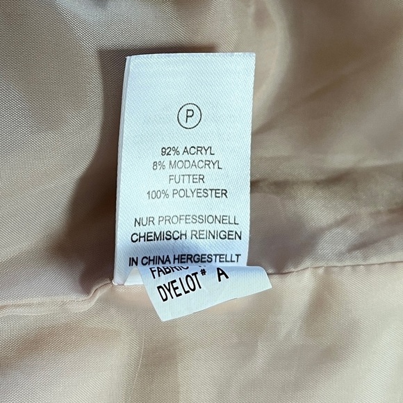 Carolina Belle Montreal Pink Boho Faux Fur Short Teddy Coat Sz XS - Picture 5 of 9